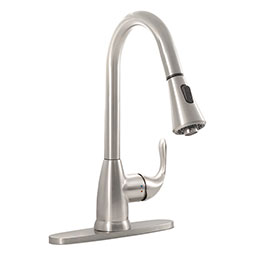 1 HANDLE PULL-DOWN SPRAYER KITCHEN FAUCET - 803 BRUSHED NICKEL