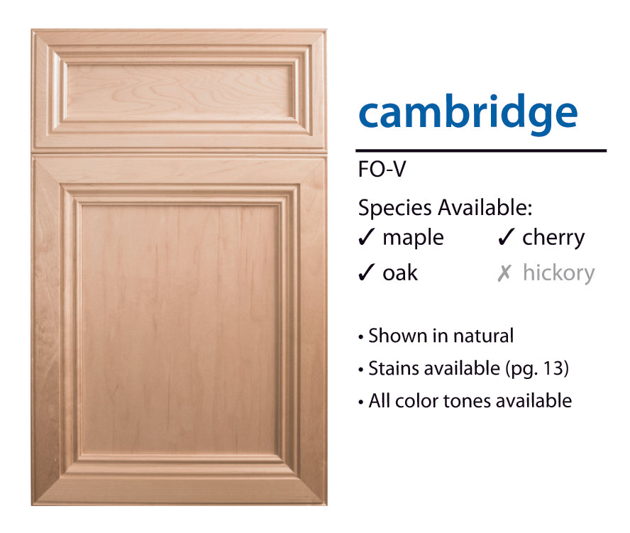 Presidential Collection - Cambridge Stained/Natural Maple