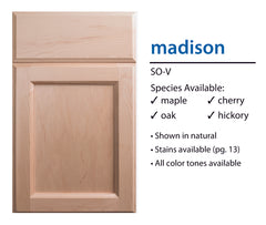 Presidential Collection - Madison Stained/Natural Oak
