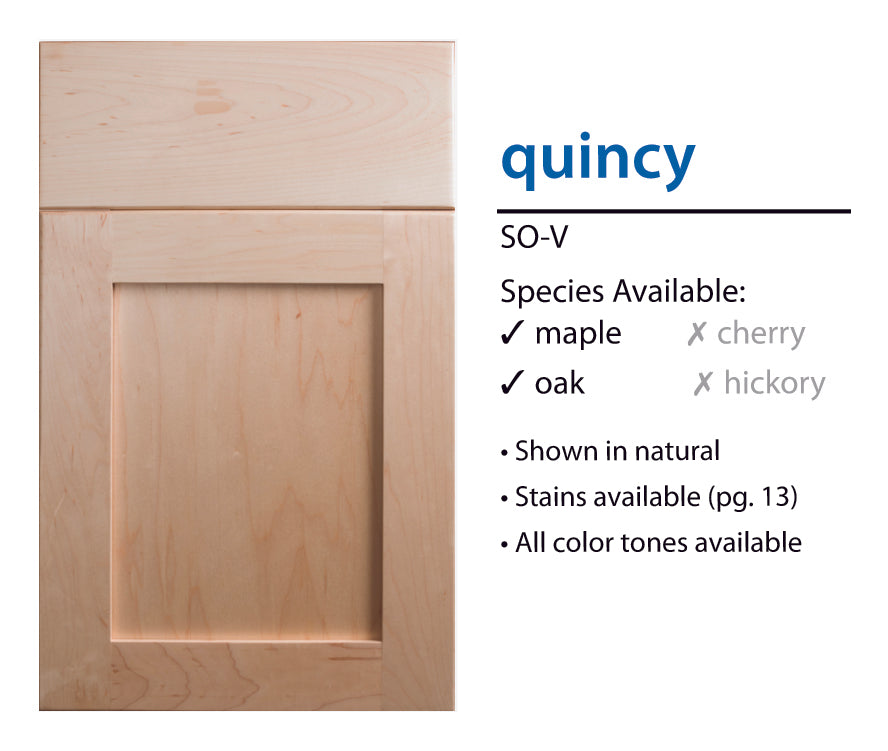 Presidential Collection - Quincy Stained/Natural Oak