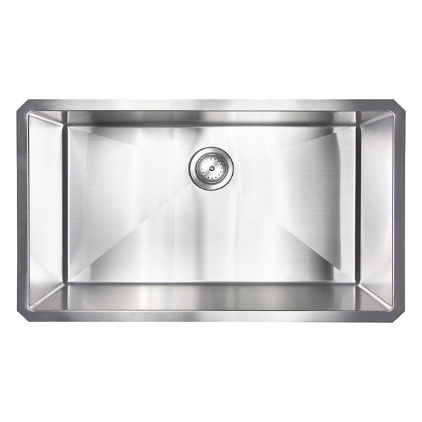 Stainless steel - Kitchen Sink - Single - HANDCRAFTED 16G 3219