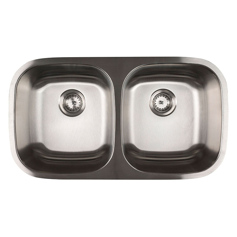 Stainless steel - Kitchen Sink - DOUBLE BOWL 18G 50/50 - 3218