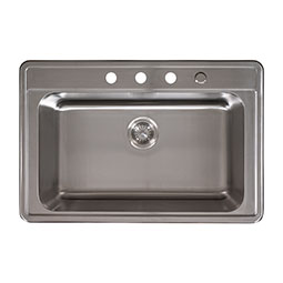 Stainless steel - Kitchen Sink - Single - 18G 3322